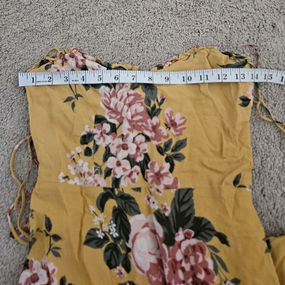 Reformation Floral Yellow Dress - Picture 8 of 10